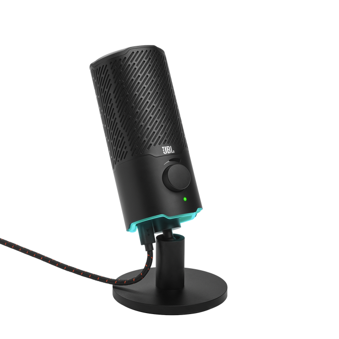 JBL Quantum Stream - Black - Dual pattern premium USB microphone for streaming, recording and gaming - Top image number null